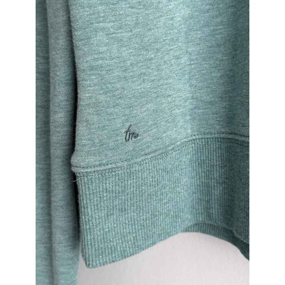 Travis Mathew Women's S Sage Green Quarter Zip Pullover Golf Athletic Chic